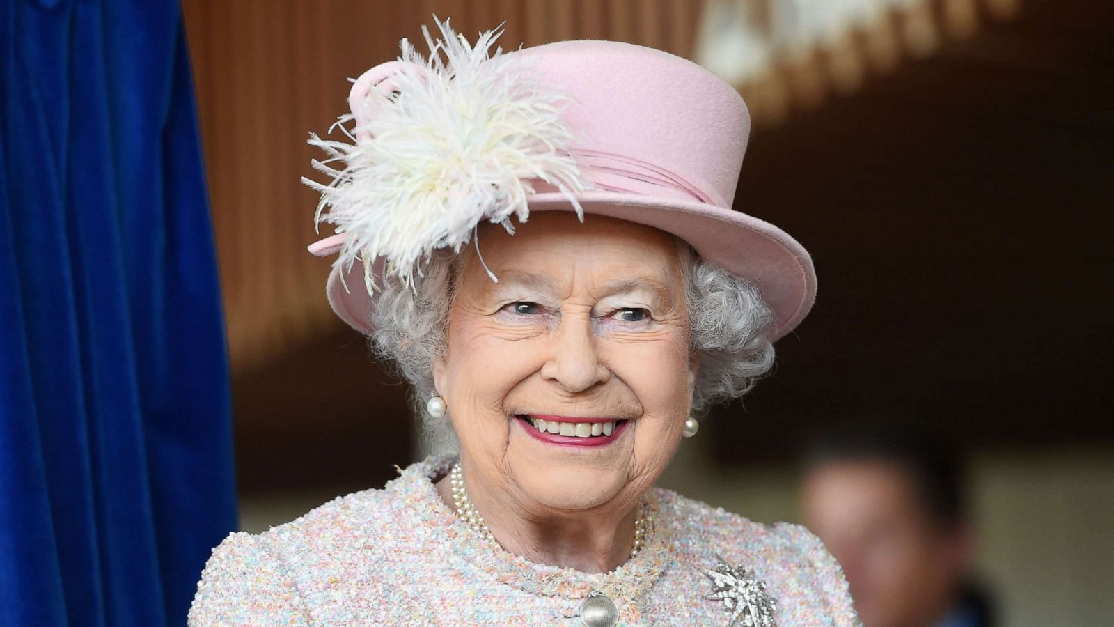 PHOTO: Queen Elizabeth at the Chichester Theatre while visiting West Sussex , Nov. 30, 2017, in Chichester, United Kingdom.