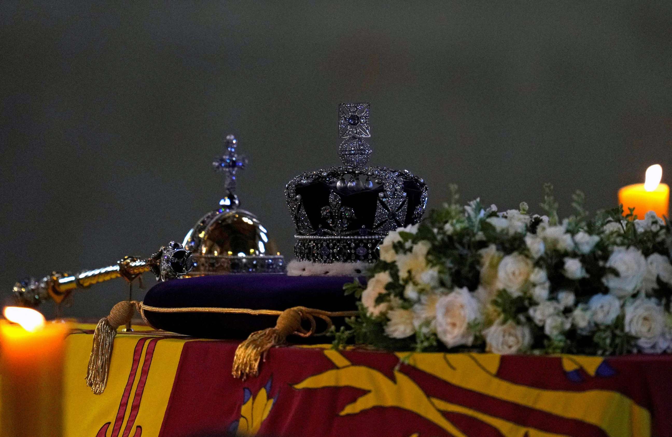 PHOTO: The coffin of Queen Elizabeth II lies in State in Westminster Hall, at the Palace of Westminster, in London on Sept. 16, 2022.