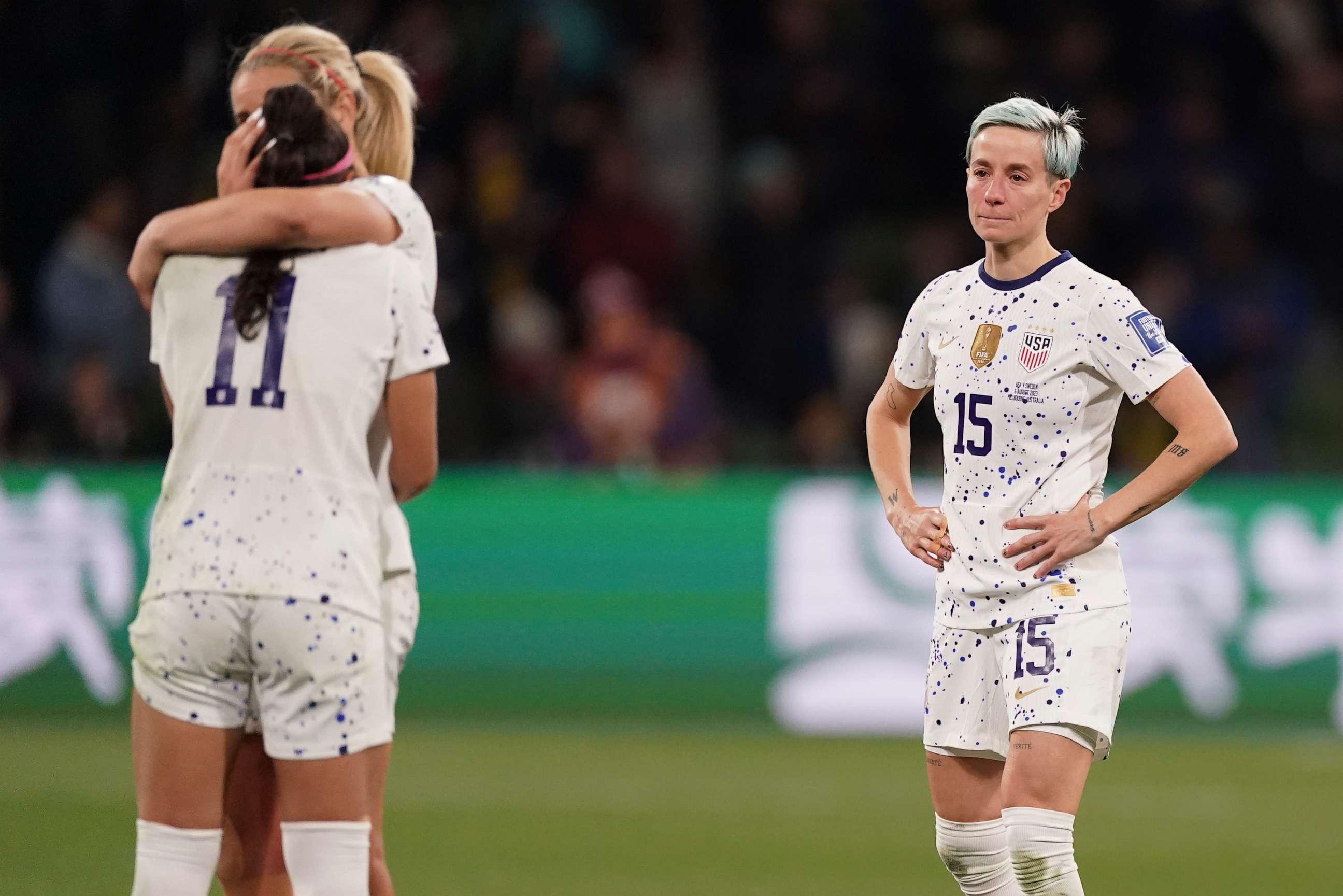 US knocked out of Women's World Cup after penalty shootout loss to