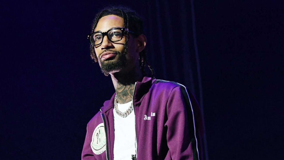 Police said Rapper PnB Rock was fatally shot Monday during a robbery at Roscoe's Chicken & Waffles in South Los Angeles.