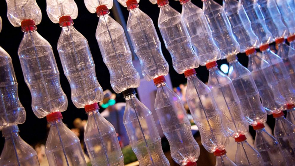 PHOTO: In this undated stock photo shows recycled plastic bottles.
