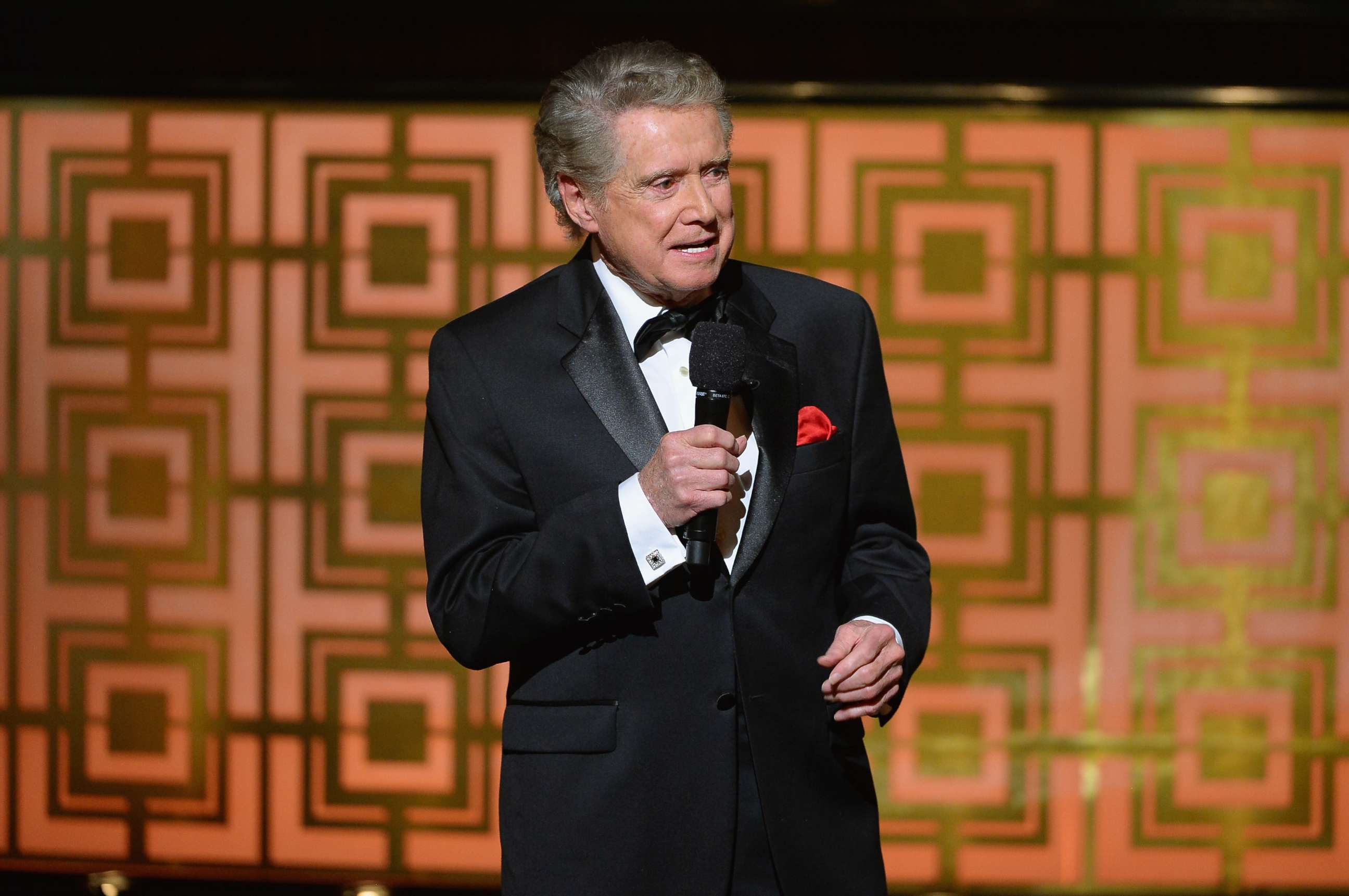 PHOTO: Regis Philbin speaks onstage at Spike TV's "Don Rickles: One Night Only" on May 6, 2014, in New York City.