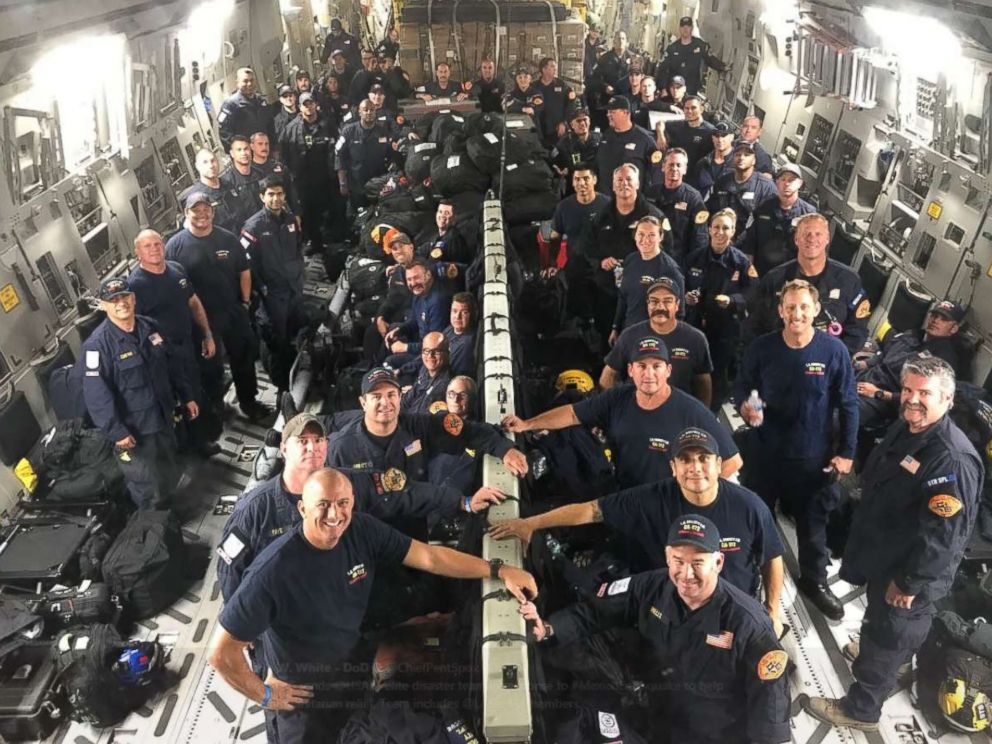 PHOTO: There were 67 experts and five dogs dispatched to Mexico City on Sept. 21, 2017