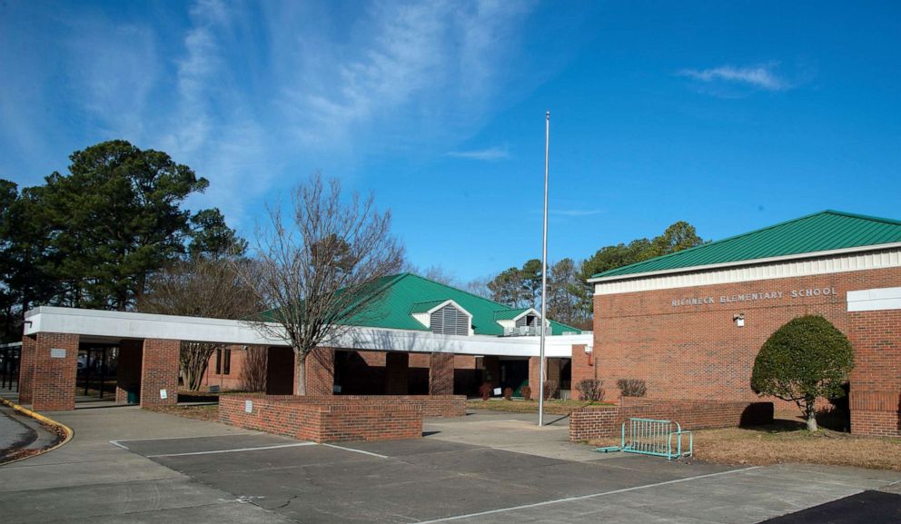 PHOTO: Richneck Elementary School is shown on Jan. 7, 2023, in Newport News, Va.