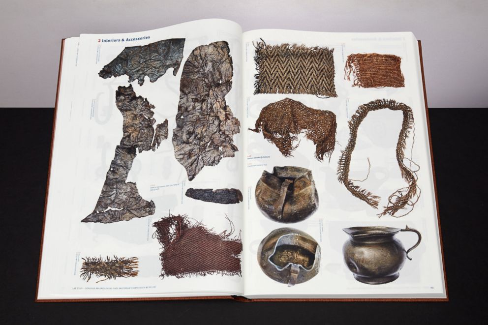 PHOTO: Pages from the project’s book STUFF which catalogues and categorizes 13,000 of the objects found. The book has been distributed to all schools in the city of Amsterdam as a study tool. 