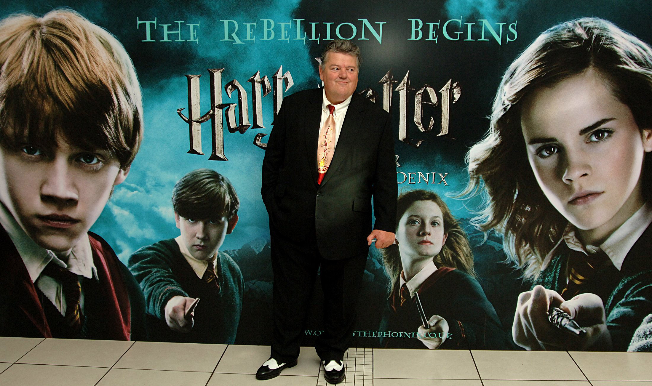 PHOTO: In this July 3, 2007, file photo, Robbie Coltrane arrives for the UK Premiere of Harry Potter And The Order Of The Phoenix at the Odeon Leicester Square in London.