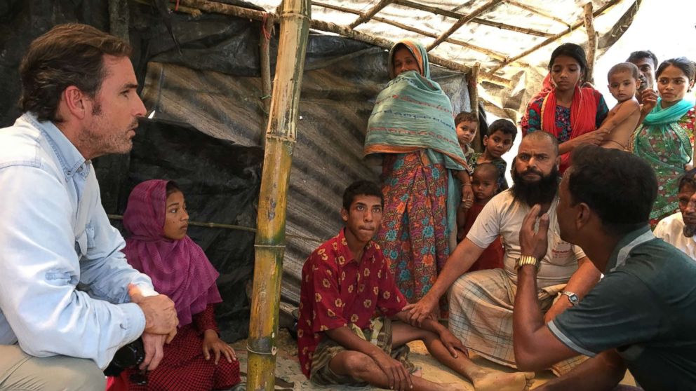 ABC News' Bob Woodruff speaks to members of the Rohingya. In the last few days, nearly 150,000 Rohingya have crossed into Bangladesh to avoid a new wave of attacks in Myanmar.