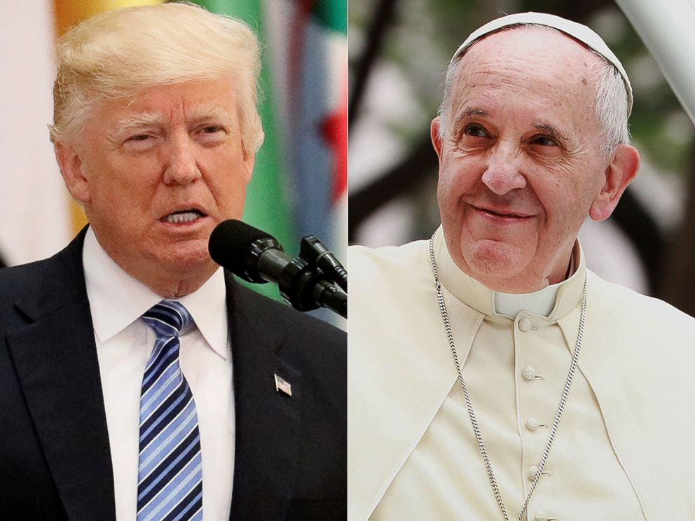 the war of words between and Pope Francis has evolved News