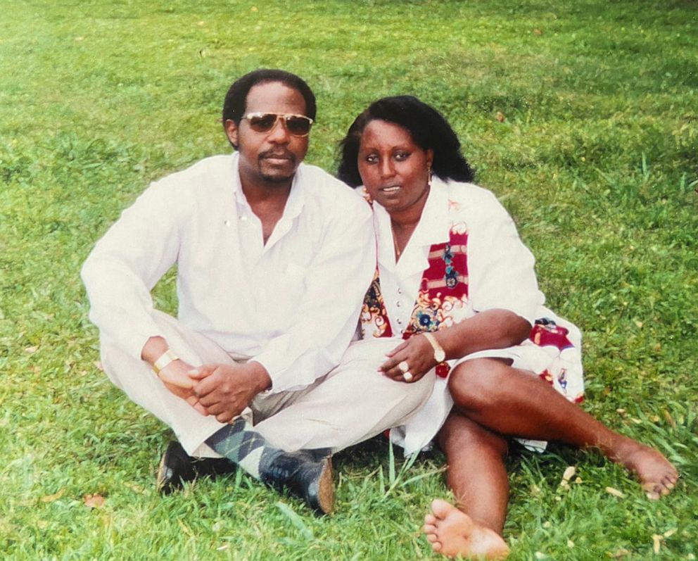 PHOTO: Paul Rusesabagina and his wife, Taciana Rusesabagina, are pictured in Uganda in 1994