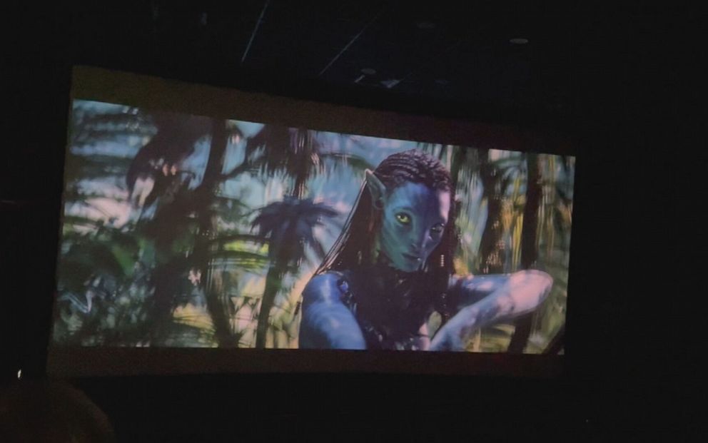 PHOTO: A movie theater in Russia shows a screening of "Avatar: The Way of Water" even after Western movie studios announced they were pausing theatrical releases of their new movies in Russia more than a year ago among many other unprecedented sanctions.