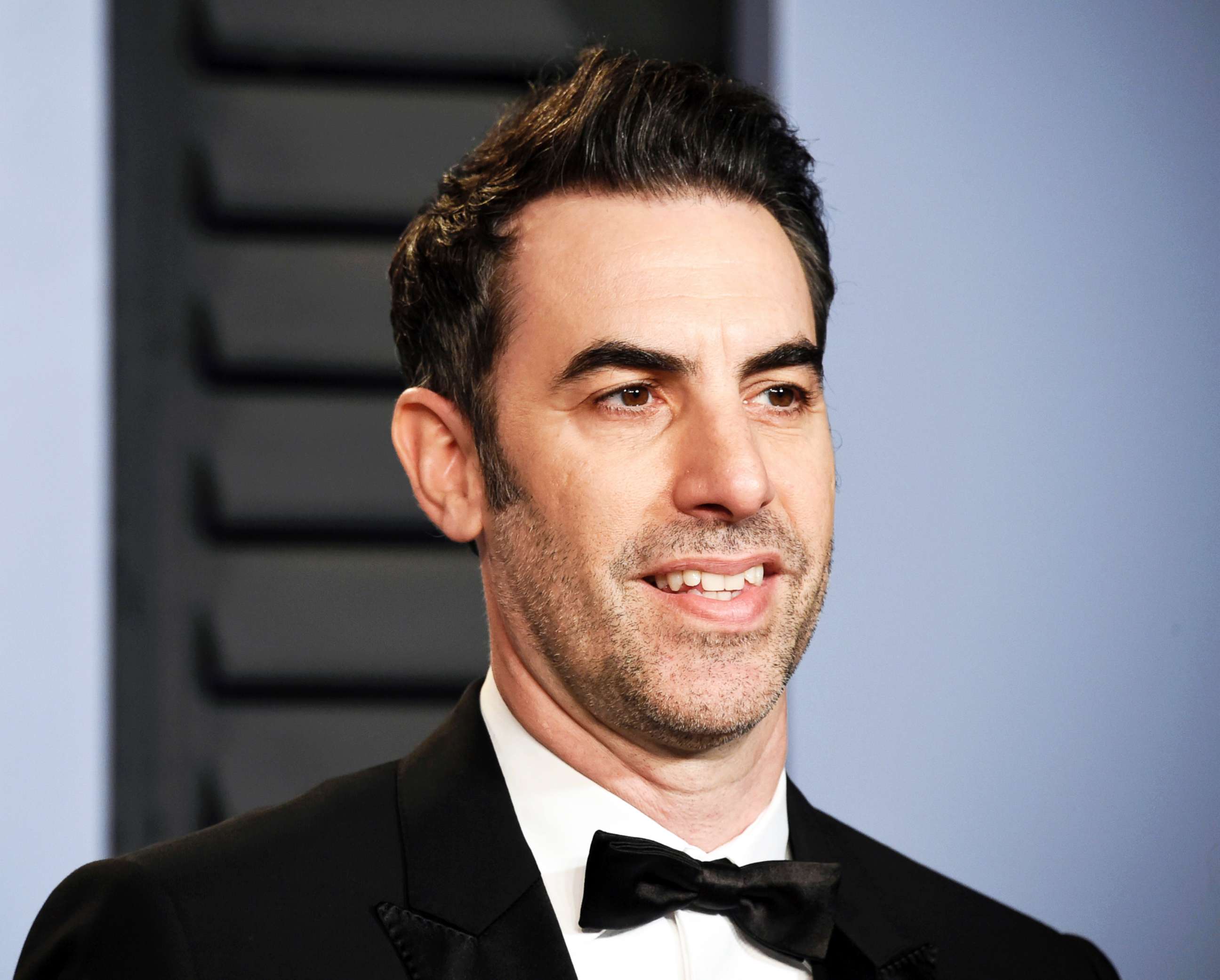 PHOTO: Sacha Baron Cohen arrives at the Vanity Fair Oscar Party in Beverly Hills, Calif., March 4, 2018.