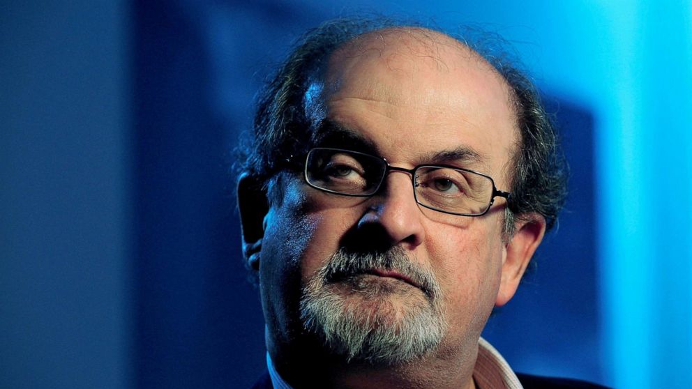 PHOTO: Author Salman Rushdie listens during an interview with Reuters in London, April 15, 2008. 