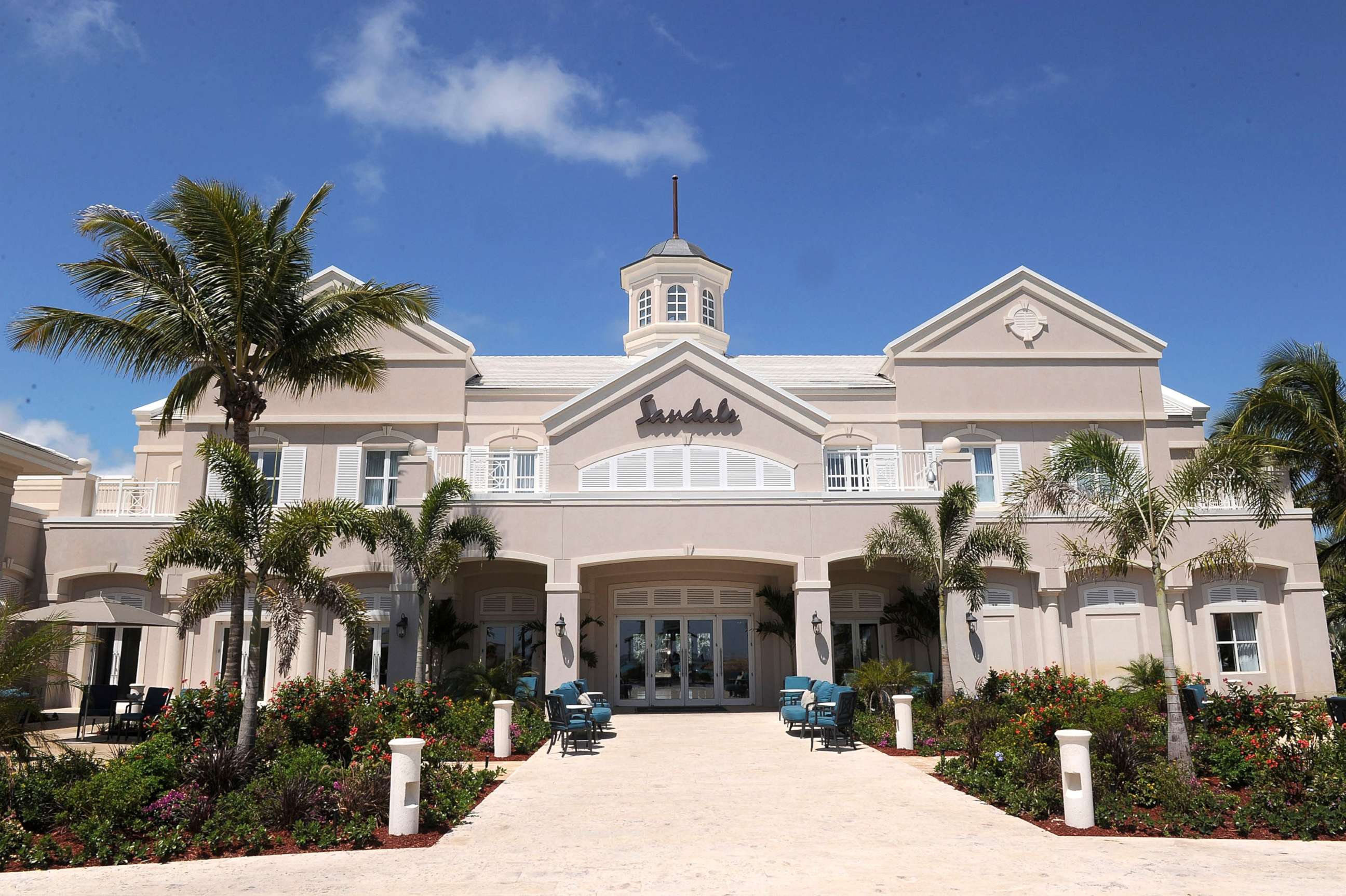 PHOTO: In this April 10, 2010, file photo, the Sandals Emerald Bay Resort is shown in Great Exuma Island, Bahamas.