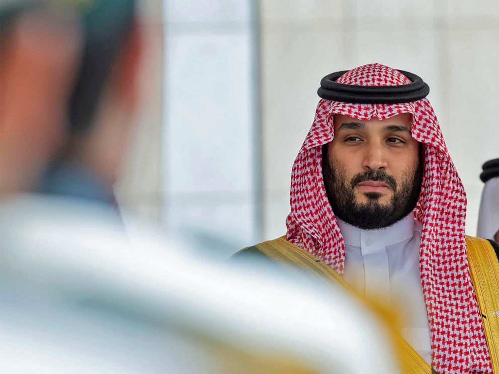 PHOTO: A handout picture provided by the Saudi Royal Palace on Nov. 20, 2019, shows Crown Prince Mohammed bin Salman upon his arrival to attend the annual speech of the Saudi King at the shura council, a top advisory body, in the capital Riyadh.