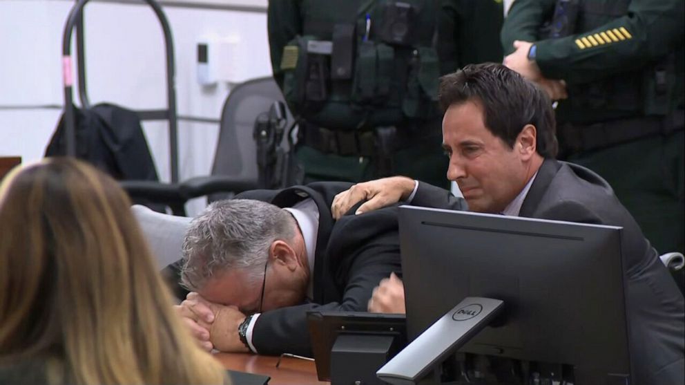 PHOTO: Scot Peterson reacts to the verdict in the courtroom on June 29, 2023, in Fort Lauderdale, Florida.