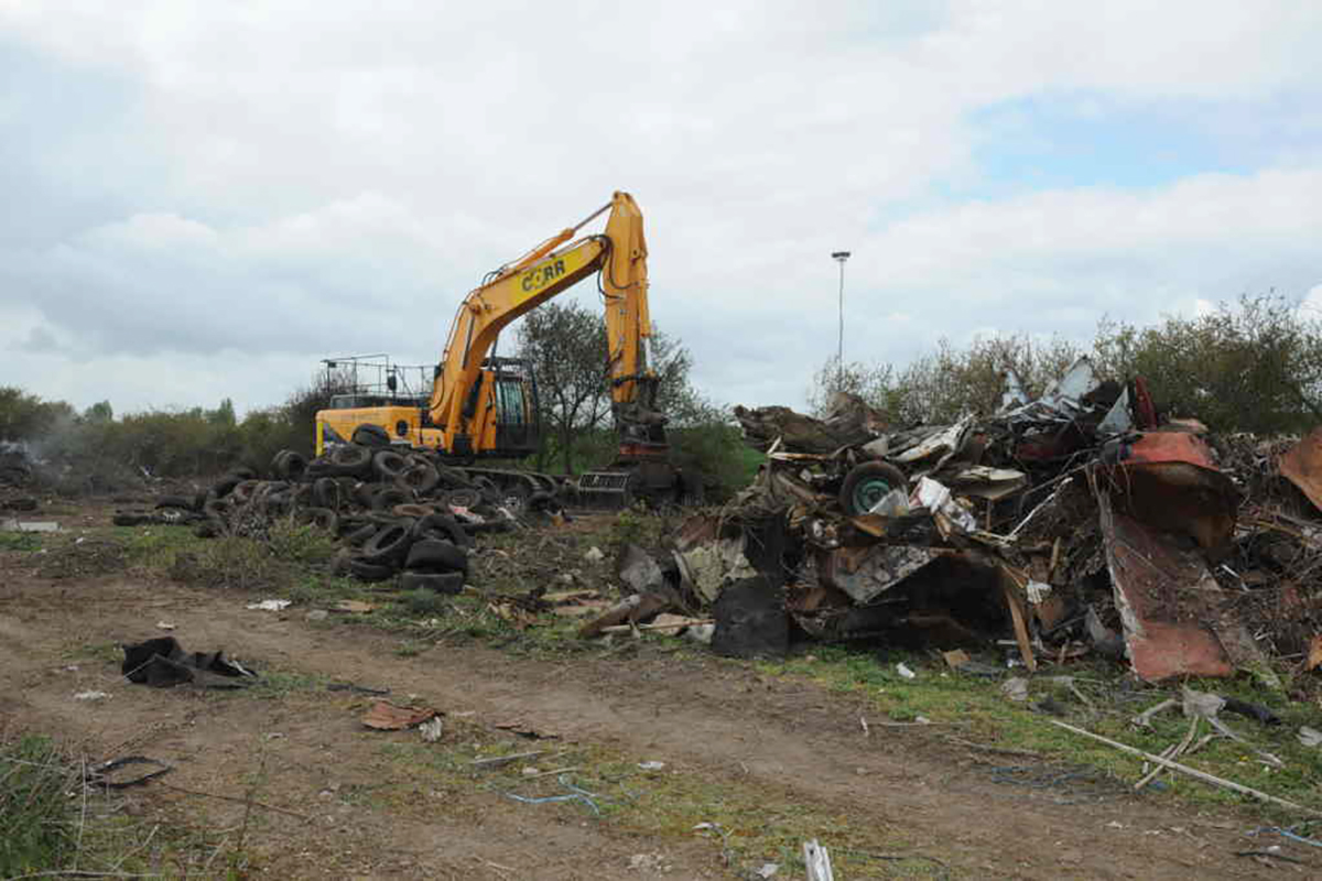 PHOTO: The scrapyard in St. Osyth, U.K., where a body was found in April 2019. Officers investigating recently identified the man as William "Bill" Long.
