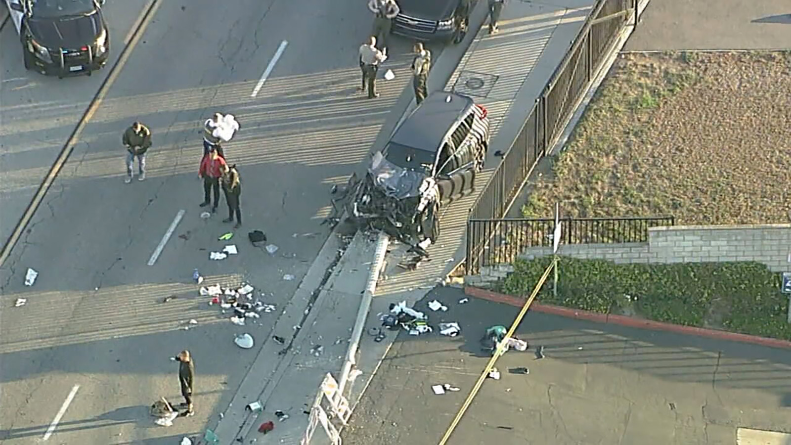 PHOTO: More than 20 recruits with the Los Angeles County Sheriff's Office were injured after being struck by a car while on a run in Whittier, Calif. early Wednesday, Nov. 16, 2022, the sheriff's office said.