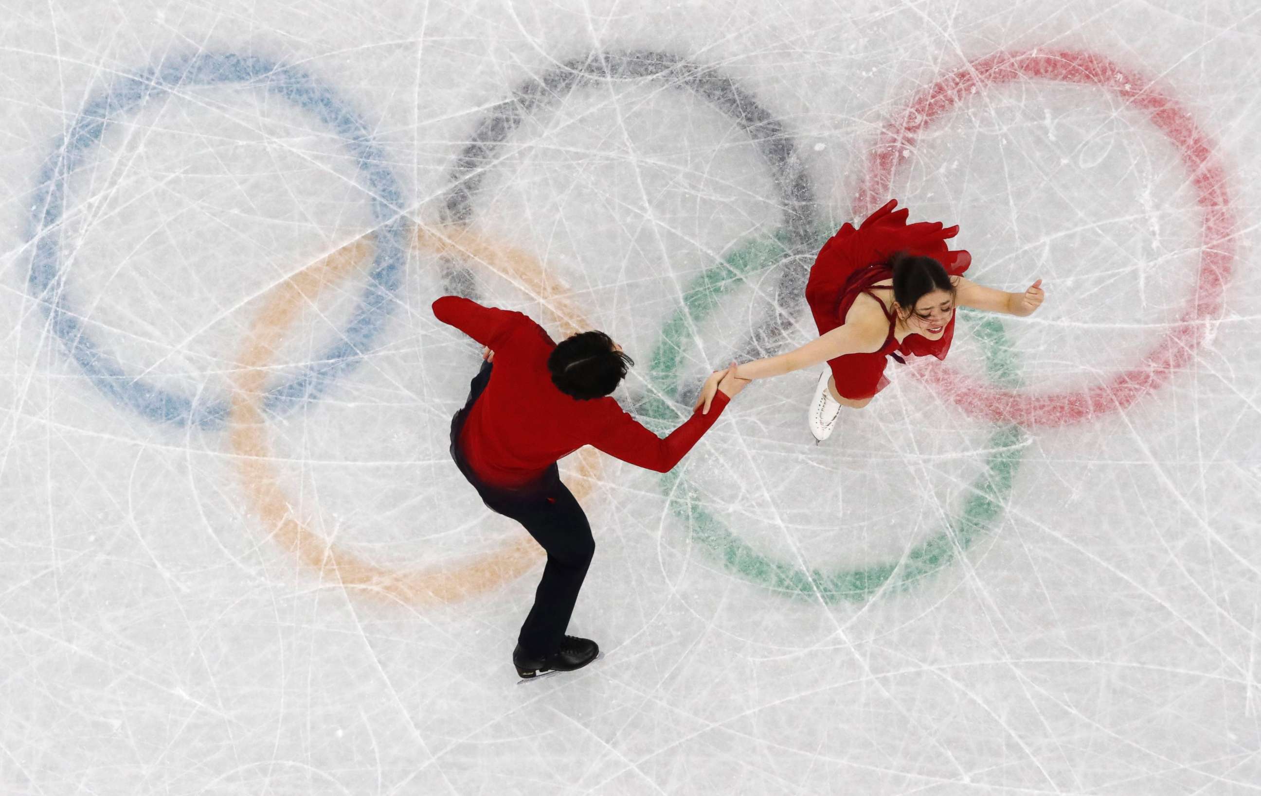PHOTO: Americans Maia Shibutani and Alex Shibutani perform during the Pyeongchang 2018 Winter Olympics, Feb. 20, 2018, in Gangneung, South Korea. 