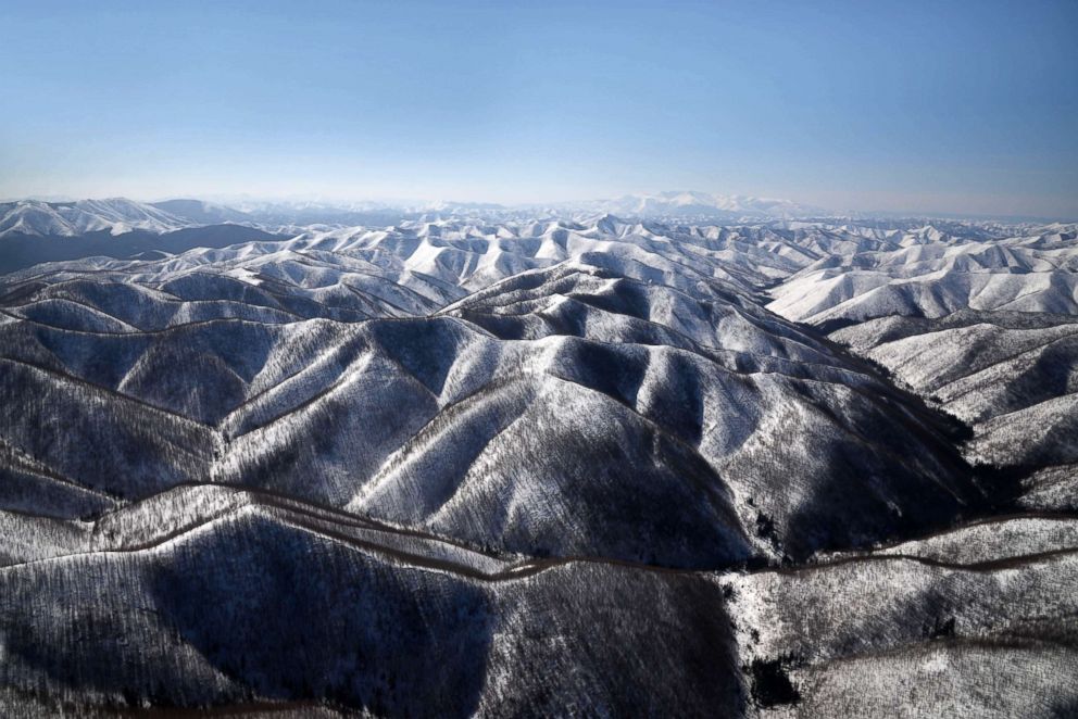 PHOTO: The Sikhote-Alin is a mountain range in Khabarovsk Territory, Russia, extending about 560 miles to the northeast of the Russian Pacific seaport of Vladivostok.