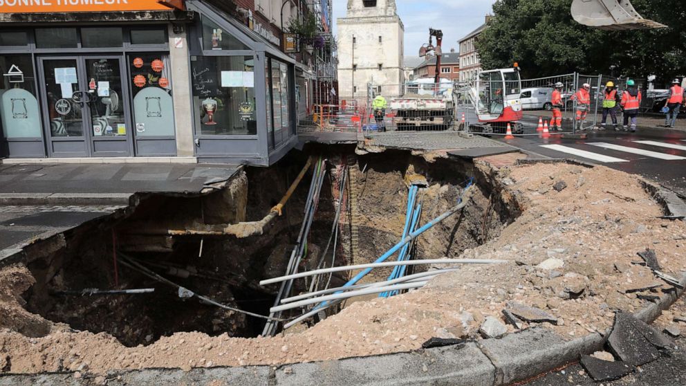 Incredible Sinkholes Around The World Photos Abc News