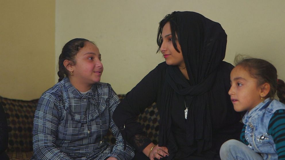 PHOTO: Malak and her older sister Dalal survived ISIS and are hopeful for their future.