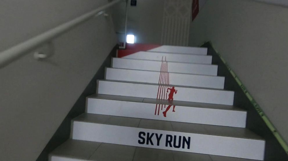 PHOTO: Hundreds of runners ran a vertical marathon in Seoul, South Korea.