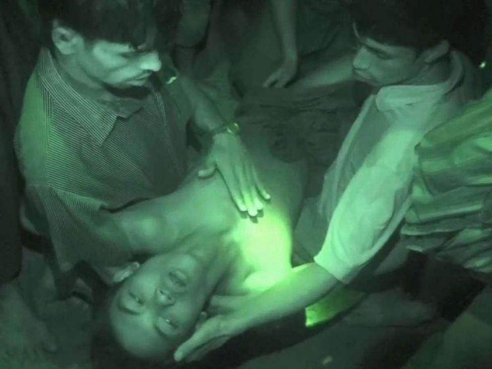 PHOTO: Rohingya Muslims stranded in Myanmar were filmed by a Sky News team that entered the country from Bangladesh.