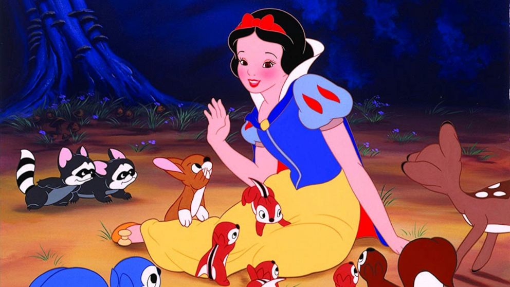 A still from Disney's "Snow White and the Seven Dwarfs" is seen here.