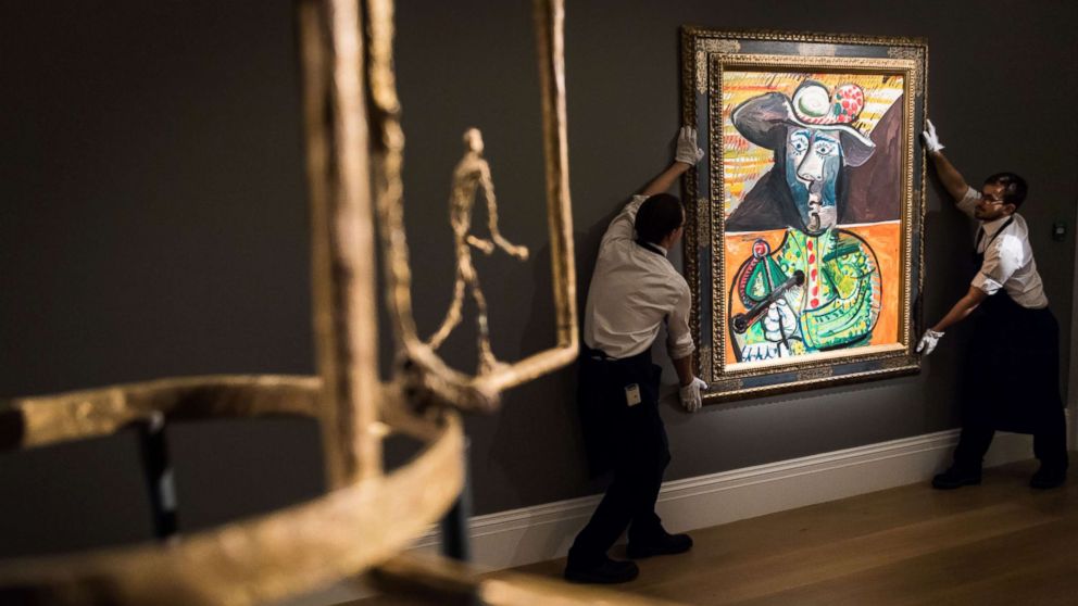 PHOTO: Pablo Picasso's "Le Matador" is put on display before an auction dedicated to Impressionist artworks at Sotheby's on Feb. 22, 2018 in London.