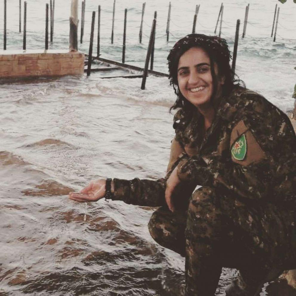 PHOTO: Sozdar Bawer team helped defeat ISIS in Raqqa -- street to street, building to building while death was always a step away. More than 11,000 Kurdish men and women died in the war. Bawer was one of them.