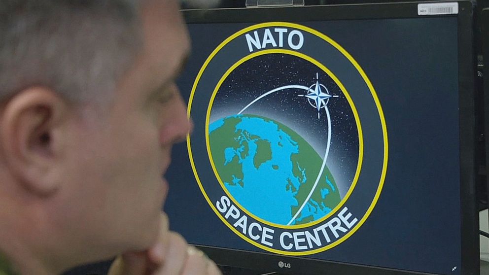PHOTO: ABC News got exclusive access to NATO's Space Centre in Ramstein, Germany.
