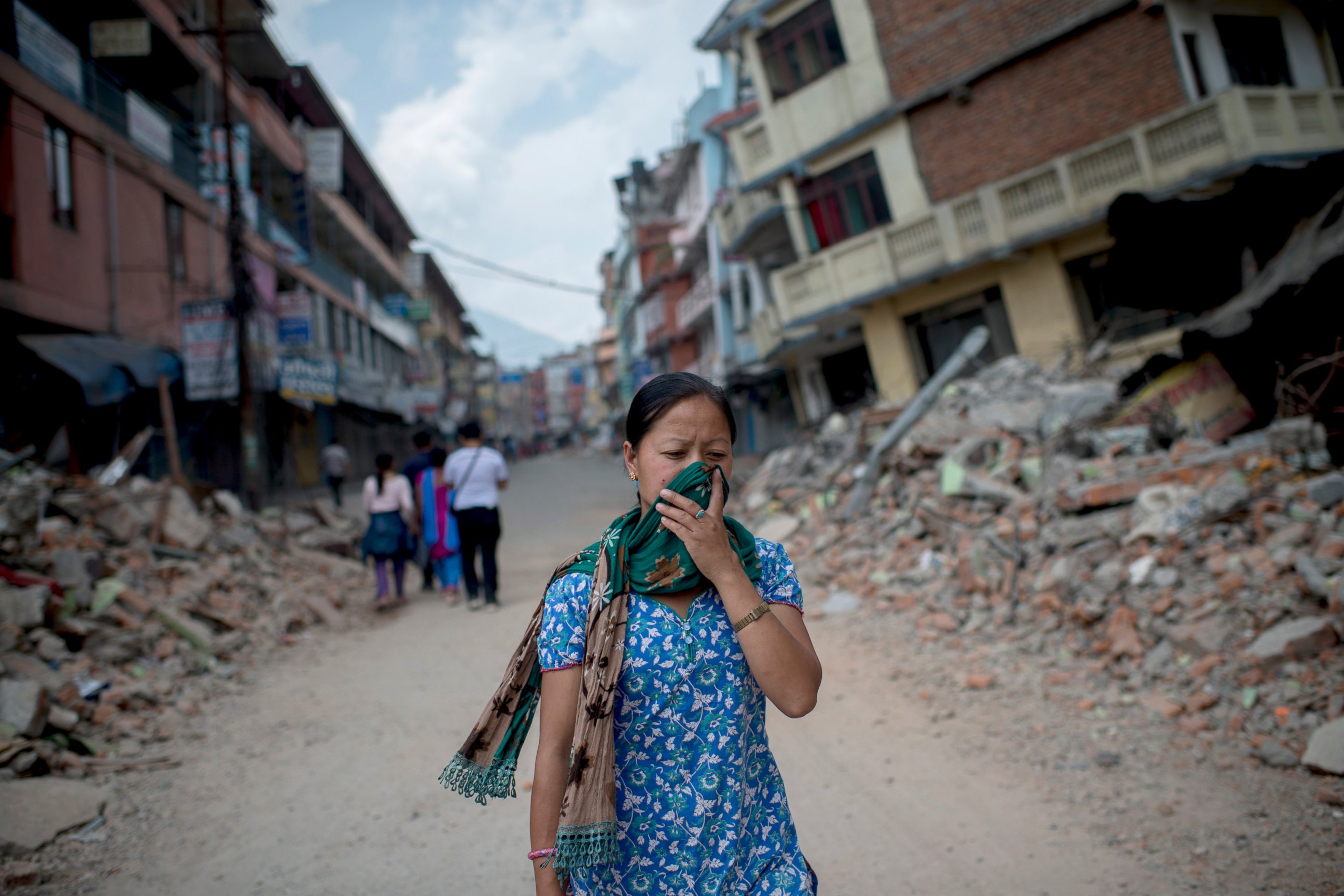 Tragic Earthquake Devastation In Nepal Photos Abc News