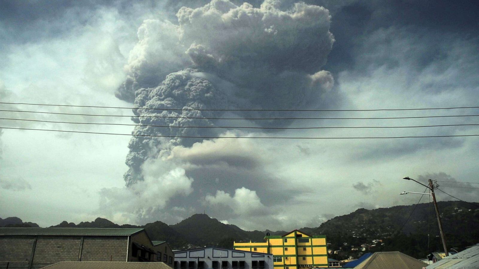 St. Vincent covered in ash as volcano activity continues - ABC News