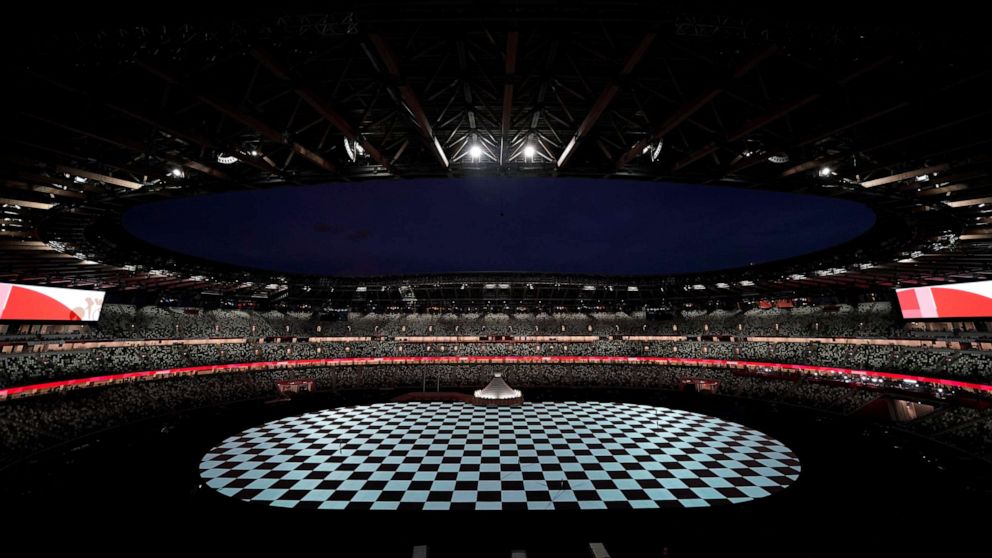 PHOTO: A general view ahead of the opening ceremony of the Tokyo 2020 Olympic Games at the Olympic Stadium in Japan.