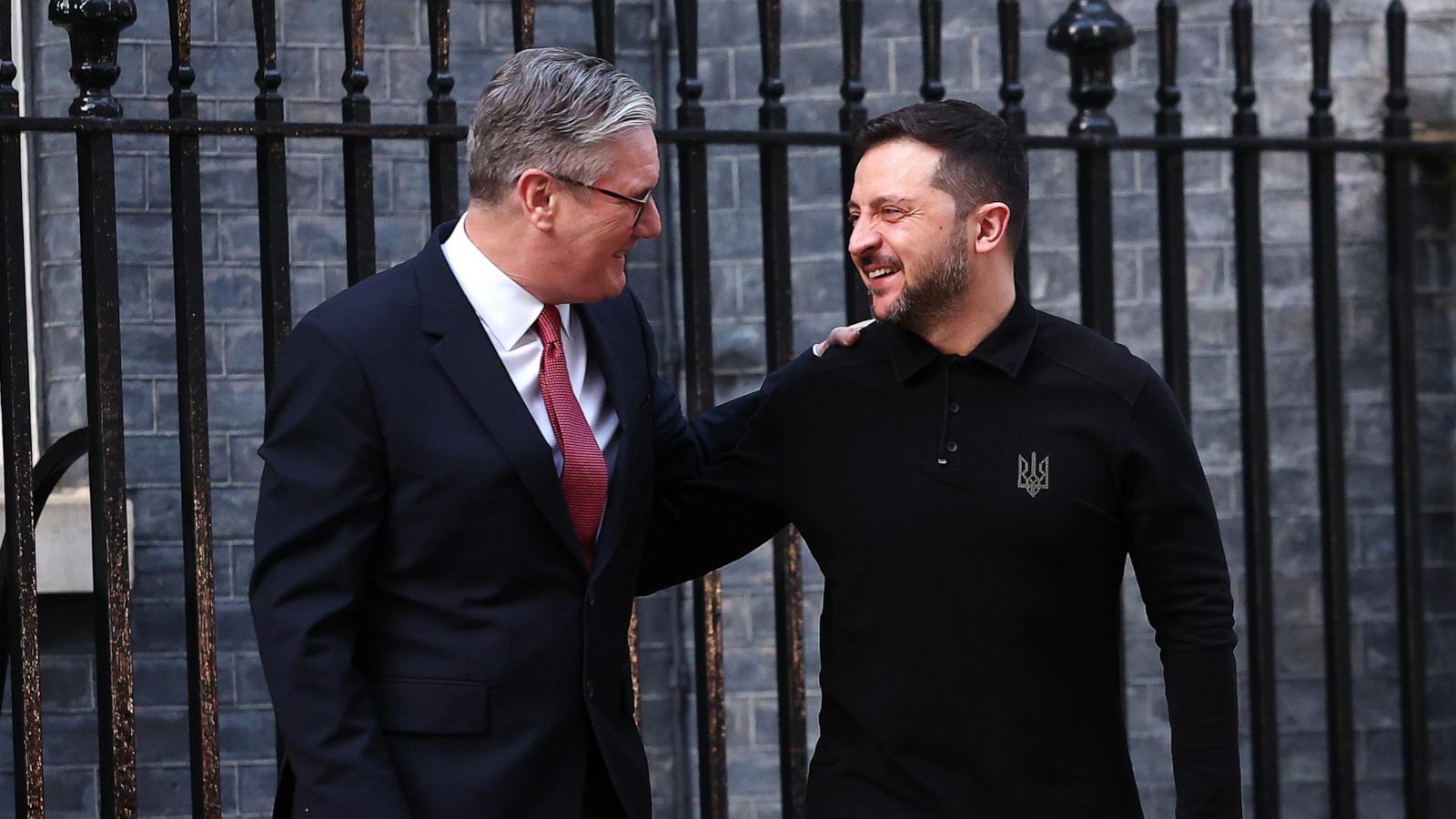 Zelenskyy receives warm welcome from British prime minister, a day after White House blowup - ABC News