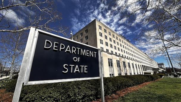 The State Department building is in Washington D.C., March 17, 2025. 