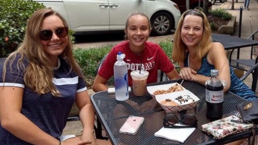 Stefanie, Brooke and their mother Stacey, from left to right, were injured in a boat explosion in the Bahamas on Saturday, June 30, 2018. Stefanie and her mother suffered severe injuries.