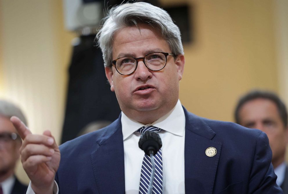 PHOTO: Georgia Secretary of State Chief Operating Officer Gabriel Sterling testifies during the fourth hearing of the January 6th investigation at the U.S. Capitol on June 21, 2022 in Washington.