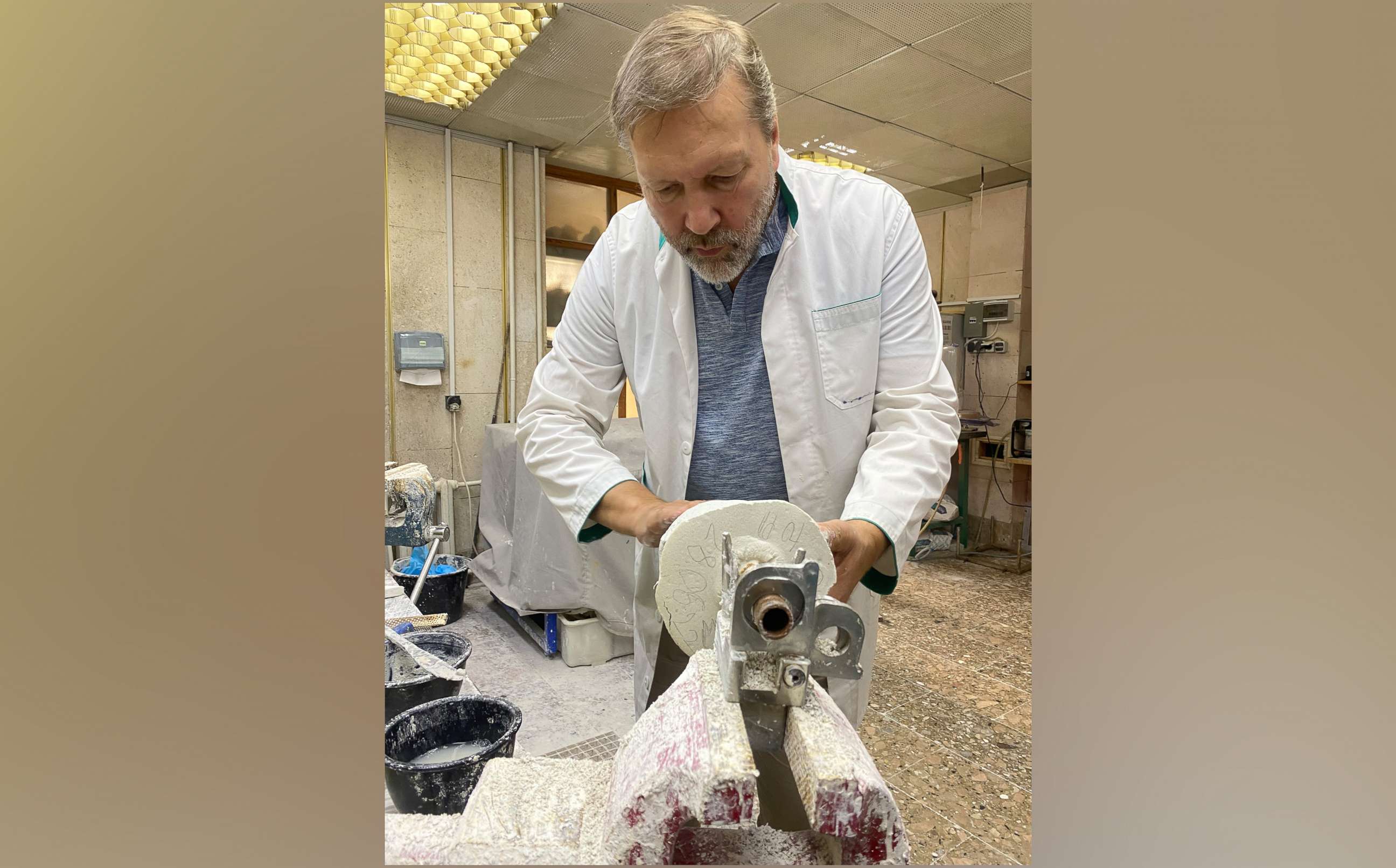 PHOTO: Dr. Oleksandr Stetsenko, seen in this undated photo, is one of Ukraine’s leading medical experts on developing prosthetic limbs for amputees and says there has been a surge in demand for artificial arms and legs since Russia invaded Ukraine.