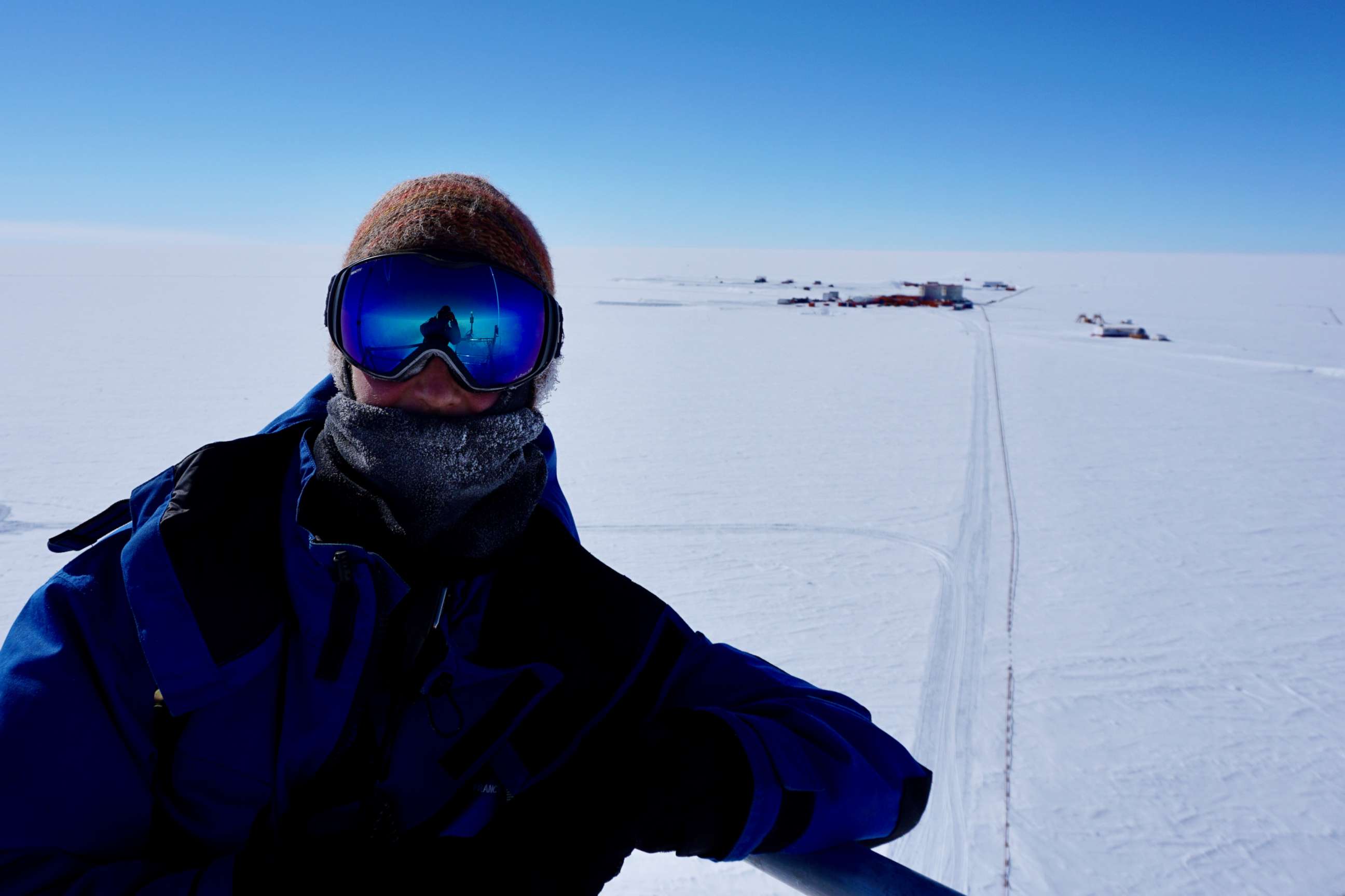 PHOTO: Stijn Thoolen has been in Antarctica since November. He is watching the pandemic unfold on the only continent without any confirmed cases.