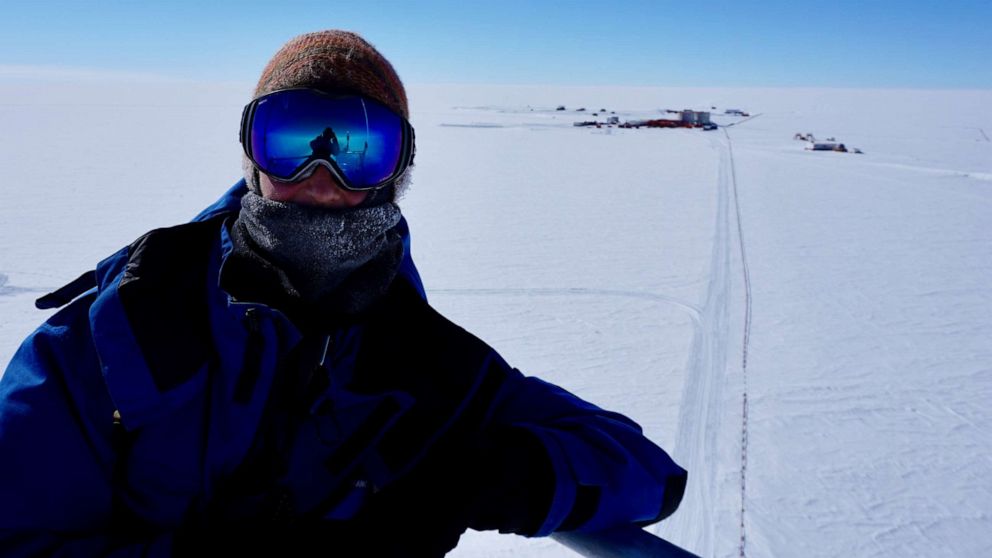 PHOTO: Stijn Thoolen has been in Antarctica since November. He is watching the pandemic unfold on the only continent without any confirmed cases.