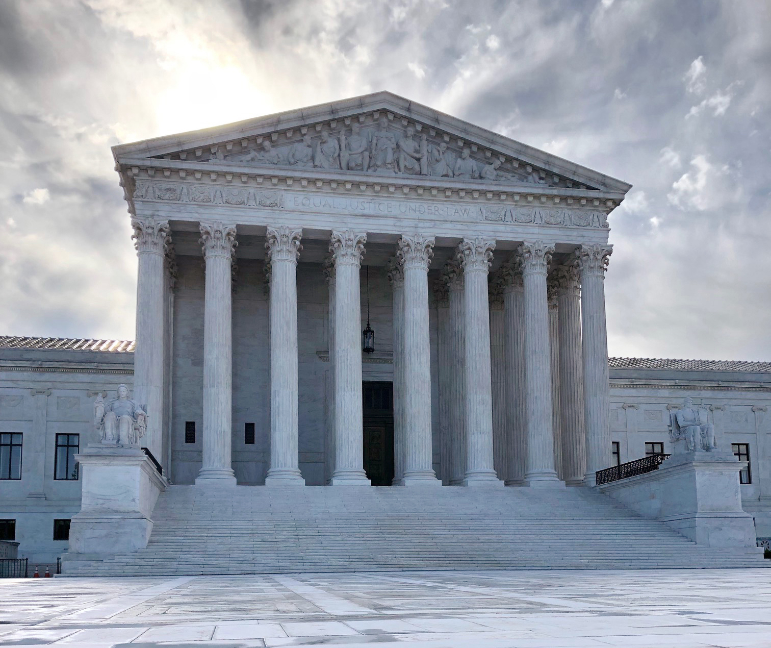 PHOTO: The rising sun shines over the Supreme Court building on Capitol Hill in Washington, May 11, 2020.