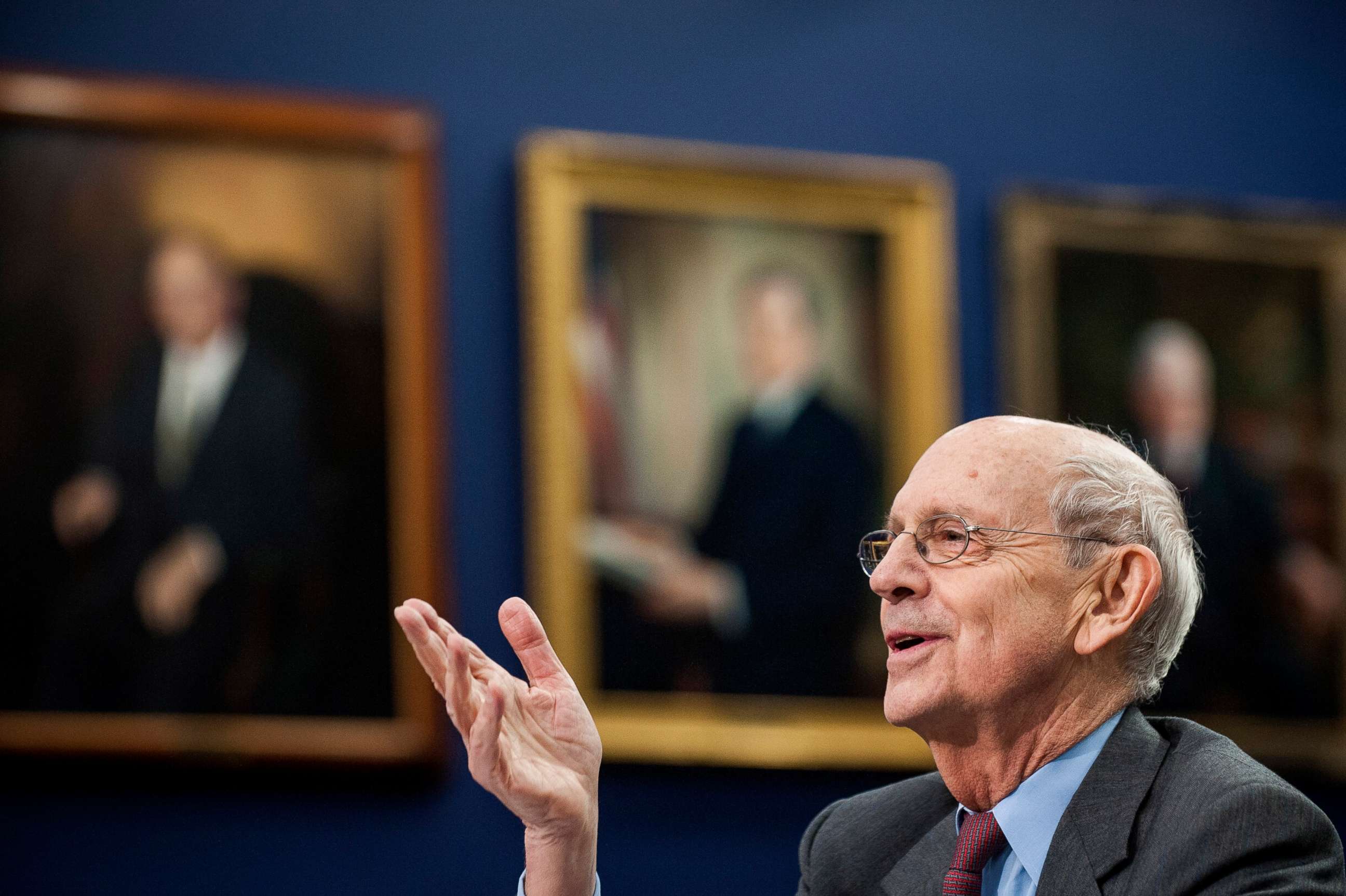 PHOTO: U.S. Supreme Court Justice Stephen Breyer testifies during a Financial Services and General Government Subcommittee in Washington, March 23, 2015.