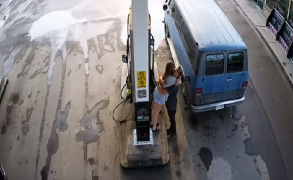 PHOTO: Chynna Noelle Deese and her boyfriend Lucas Robertson Fowler are seen on surveillance video at a gas station in Fort Nelson, British Columbia, July 13, 2019.