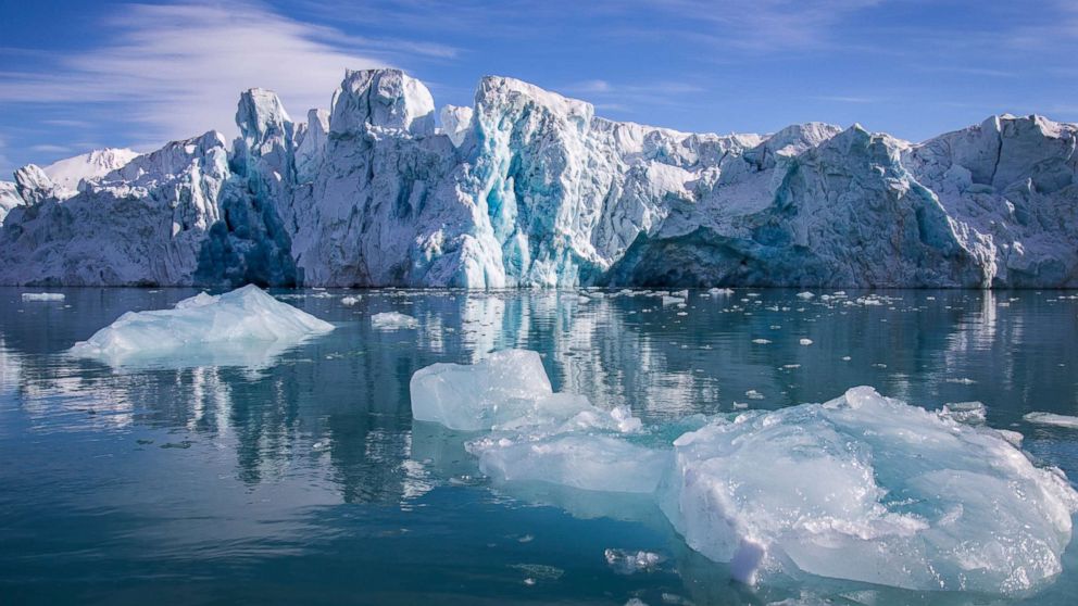 PHOTO: A glacier is seen in Svalbard, Norway this stock photo.