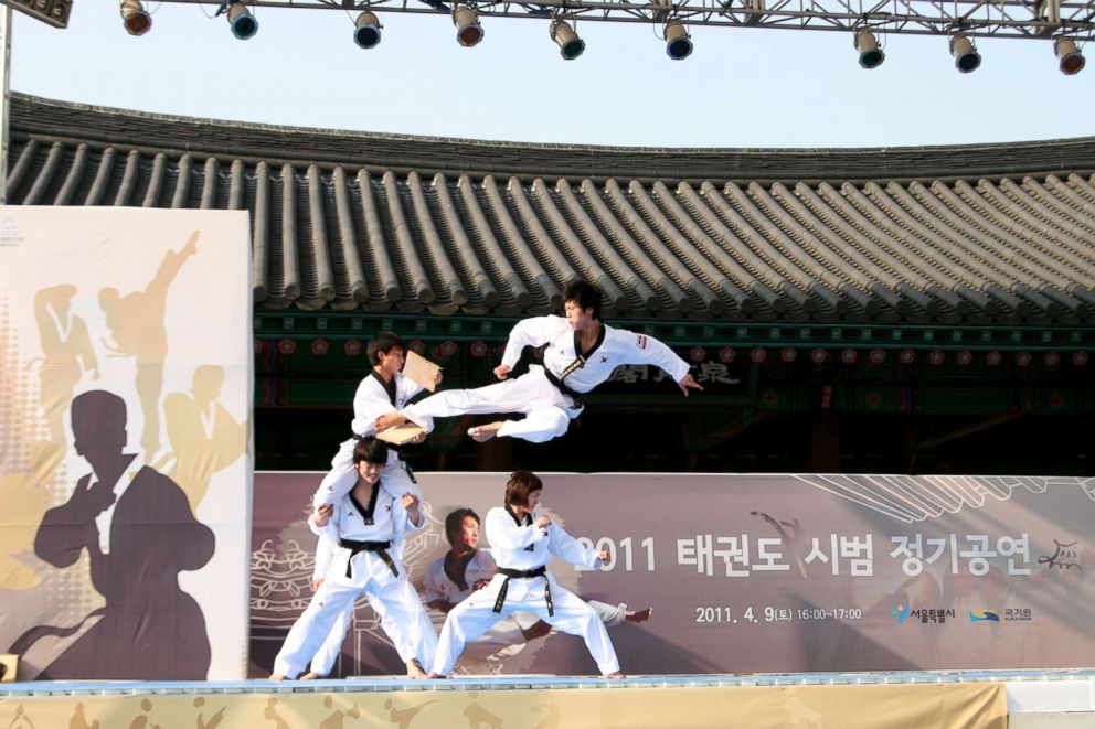 PHOTO: Korea's Kukkiwon taekwondo demonstration team has captivated audiences worldwide with their skills in a video that went viral.