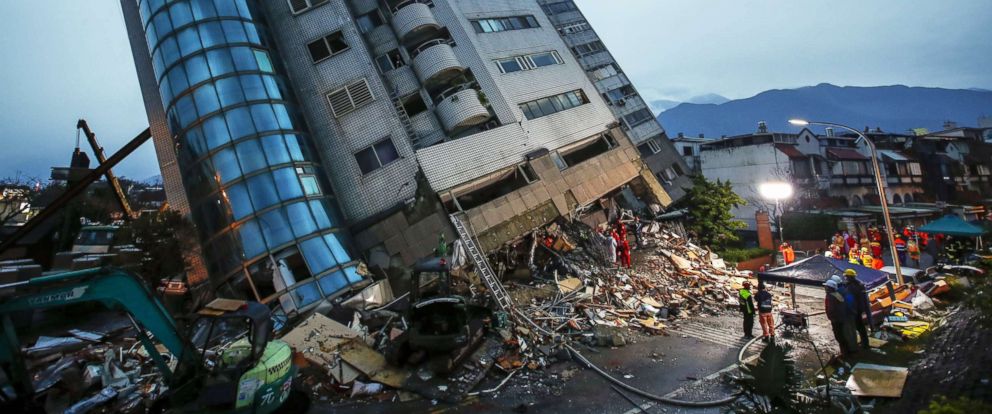 Death Toll Rises To 9 In Earthquake That Toppled Buildings In Taiwan Abc News