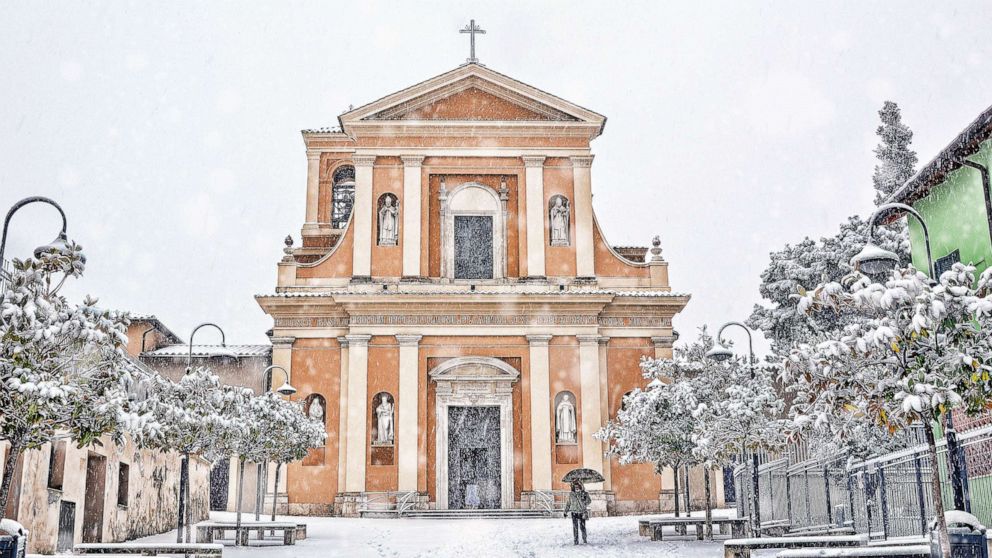 PHOTO: Saint Valentine Church, patron of lovers, in Terni, Italy.  