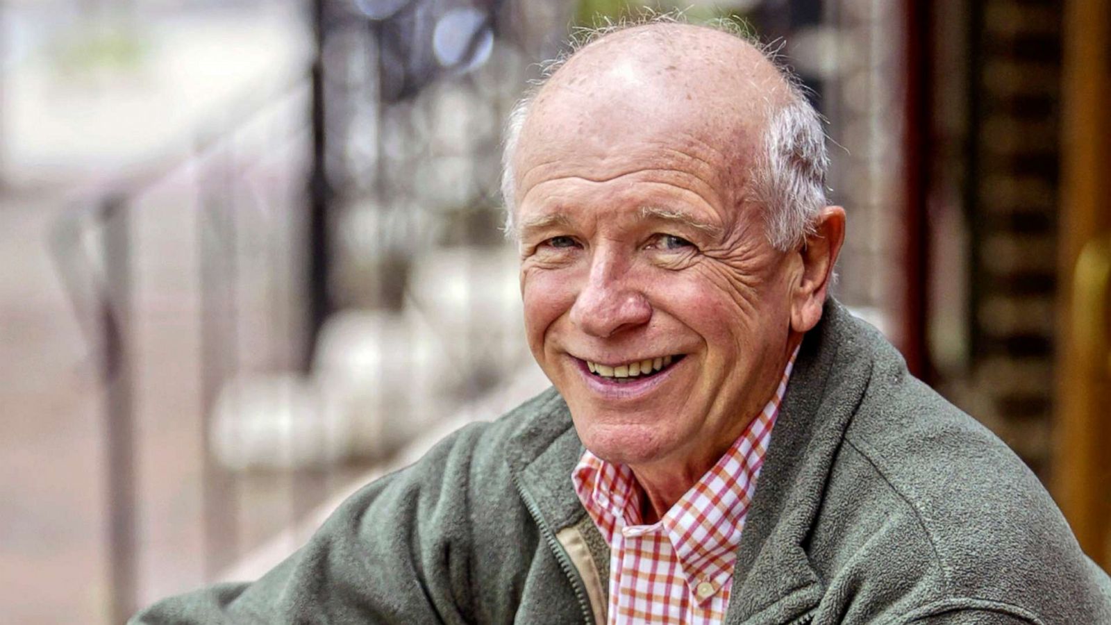 PHOTO: Tony Award winning playwright Terrence McNally in front of the Philadelphia Theater Company in Philadelphia, May 14, 2006.