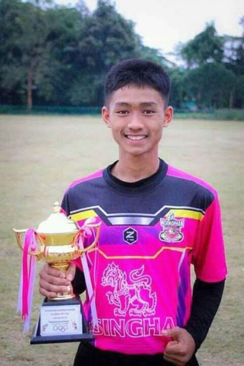 PHOTO: Adul Samon, 14, of Thai youth soccer team Wild Boars is pictured in this undated Facebook photo.